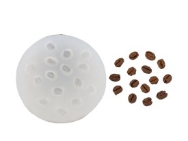 Molde silicona granos de cafe